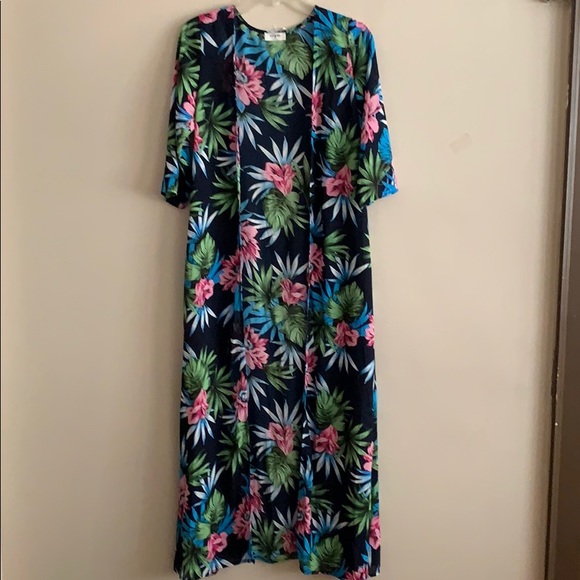 New long floral kimono - Picture 3 of 5